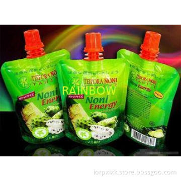Fruit Juice Spout Pouch Packaging With Cap
